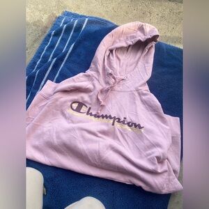 Champion Light Pink Pullover Hoodie